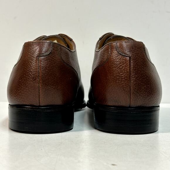 EXCELLENT Bally Romeo Derby Scotch Grain Brown Made in Italy 10 EEE main image 9